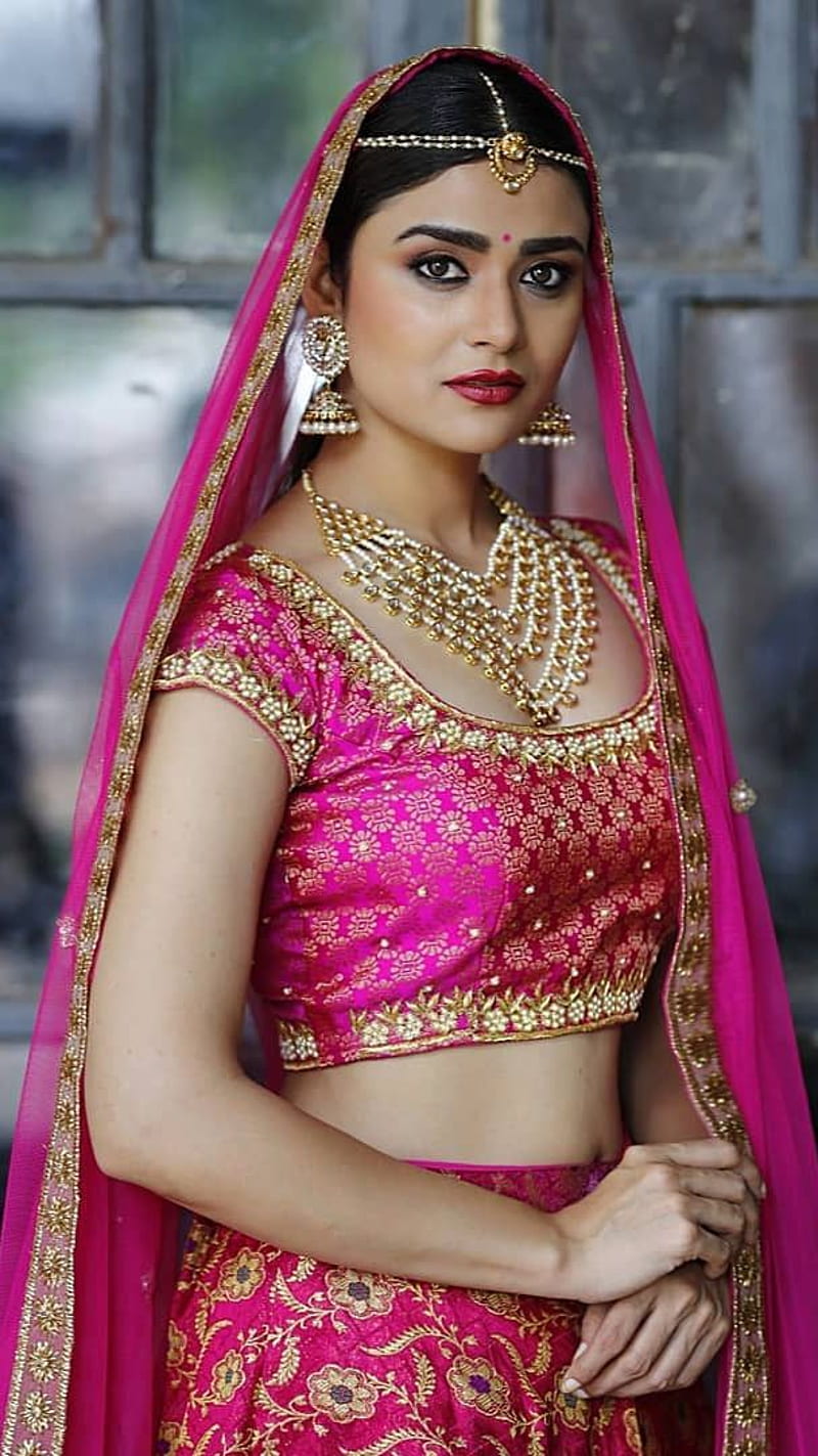 Priyanka sharma , telugu actress, bridal, HD phone wallpaper