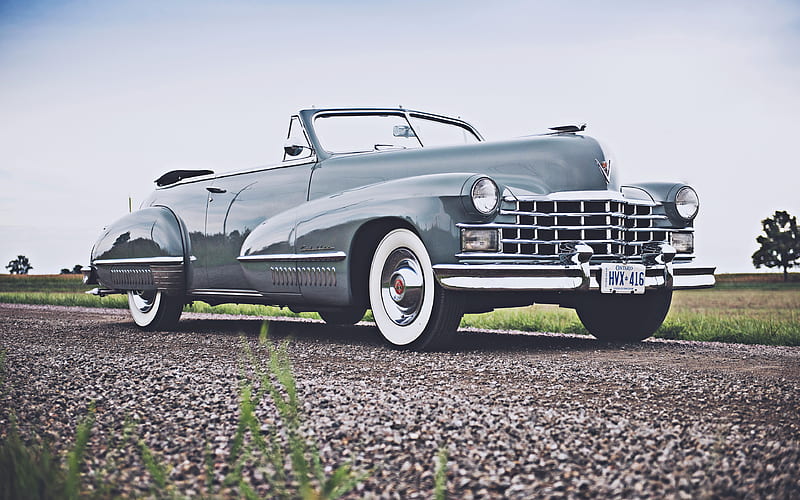 Cadillac Sixty-Two Convertible, retro cars, 1947 cars, american cars, Cadillac, HD wallpaper