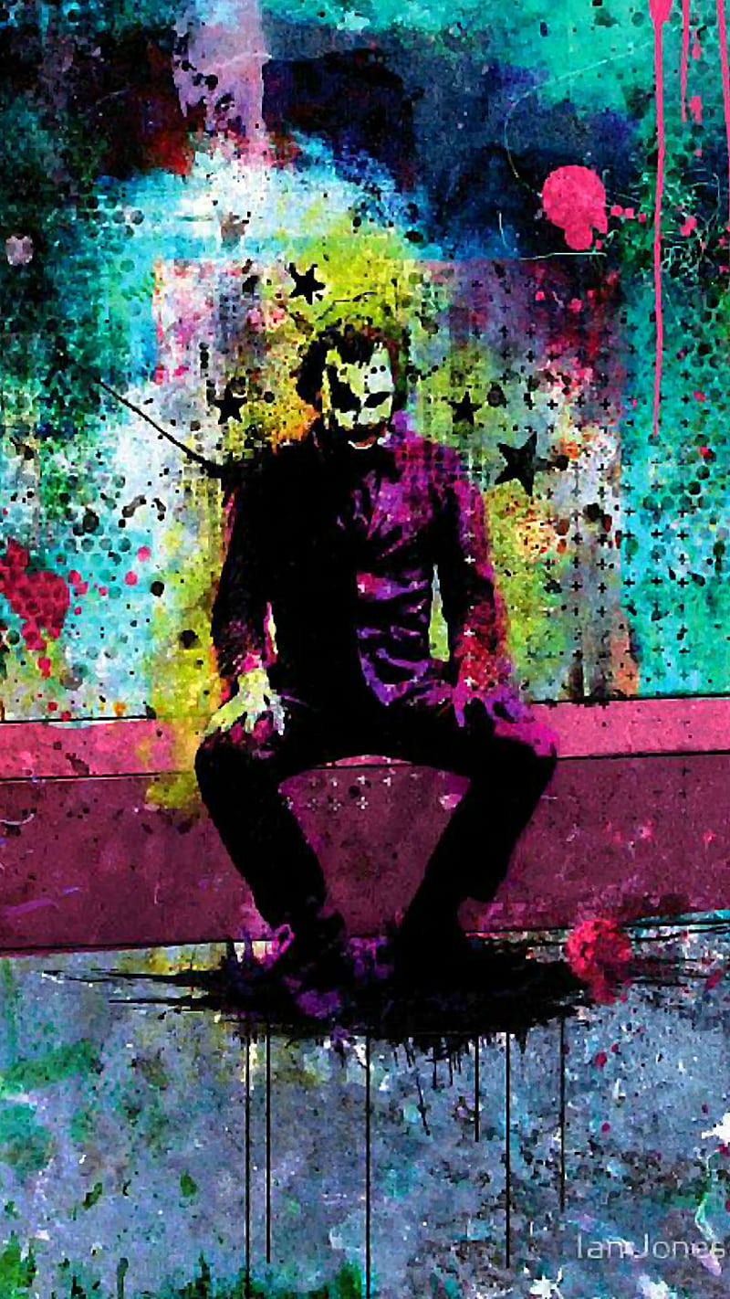 The Joker, batman, comic, comics, dc, haha, marvel, serious, smile, HD phone wallpaper