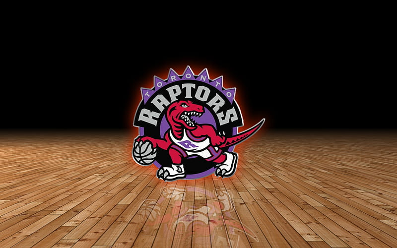 Toronto Raptors Logo, hardwood, flooring, Basketball, NBA, Drake, Sports, HD wallpaper