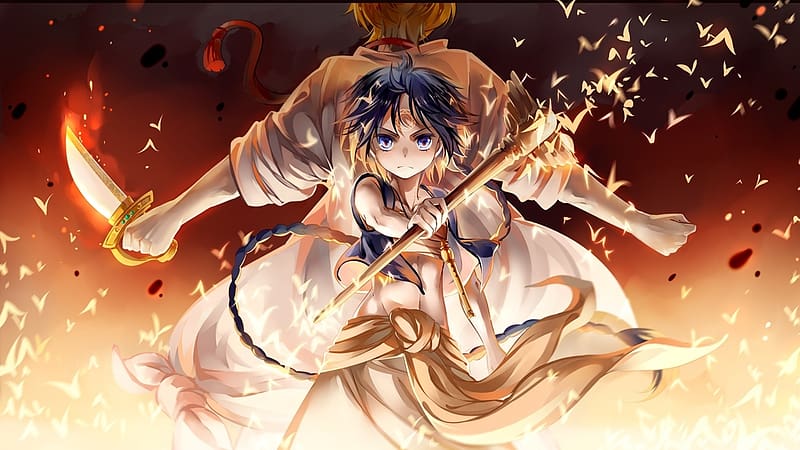 Dynamics of the Main Party in Magi The Labyrinth of Magic with GIFs   MyAnimeListnet