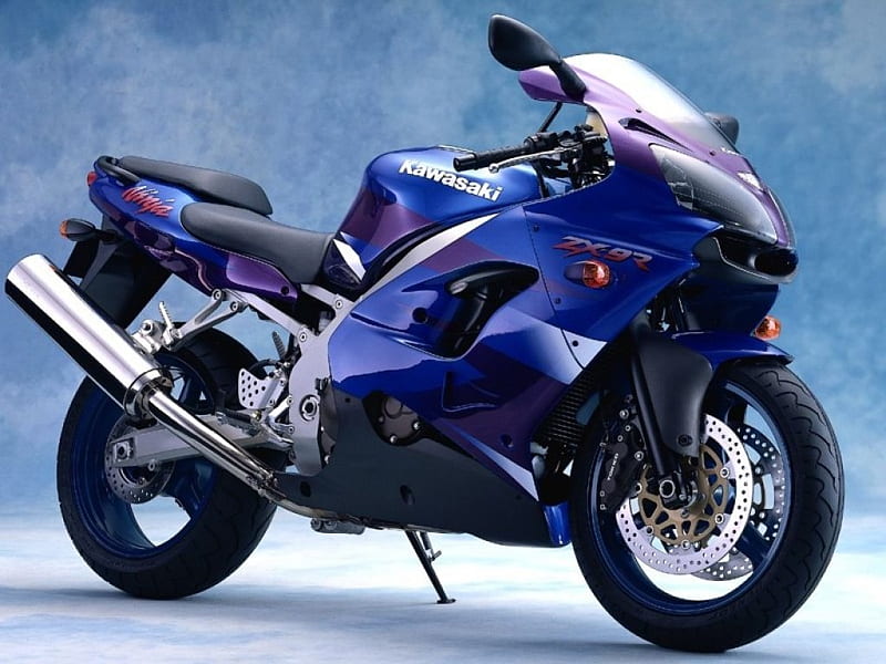 Kawasaki ninja zx9r, kawasaki, azules, motocicletas, ninja, Fondo de HD | Peakpx