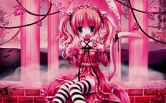 Lolita fashion dress in the tree manga tinkerbell spring cute girl  anime HD wallpaper  Peakpx