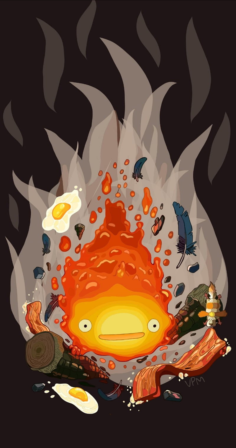 Fire Demon / Inspired by Calcifer / Howls Moving Castle / - Etsy New Zealand