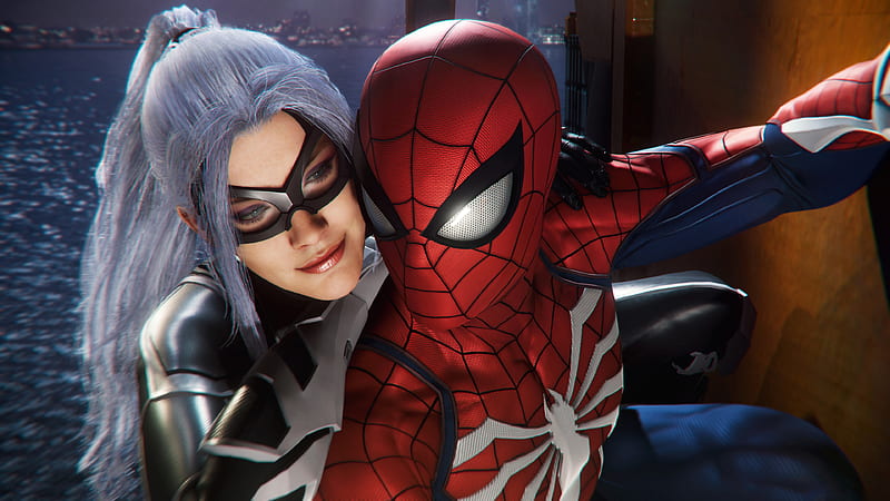 Spiderman And Felicia Hardy In Spiderman Ps4, felicia-hardy, spiderman-ps4, spiderman, superheroes, games, 2018-games, ps-games, HD wallpaper
