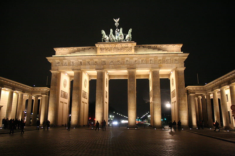 Brandenburg gate, berlin, architecture, gate, germany, HD wallpaper