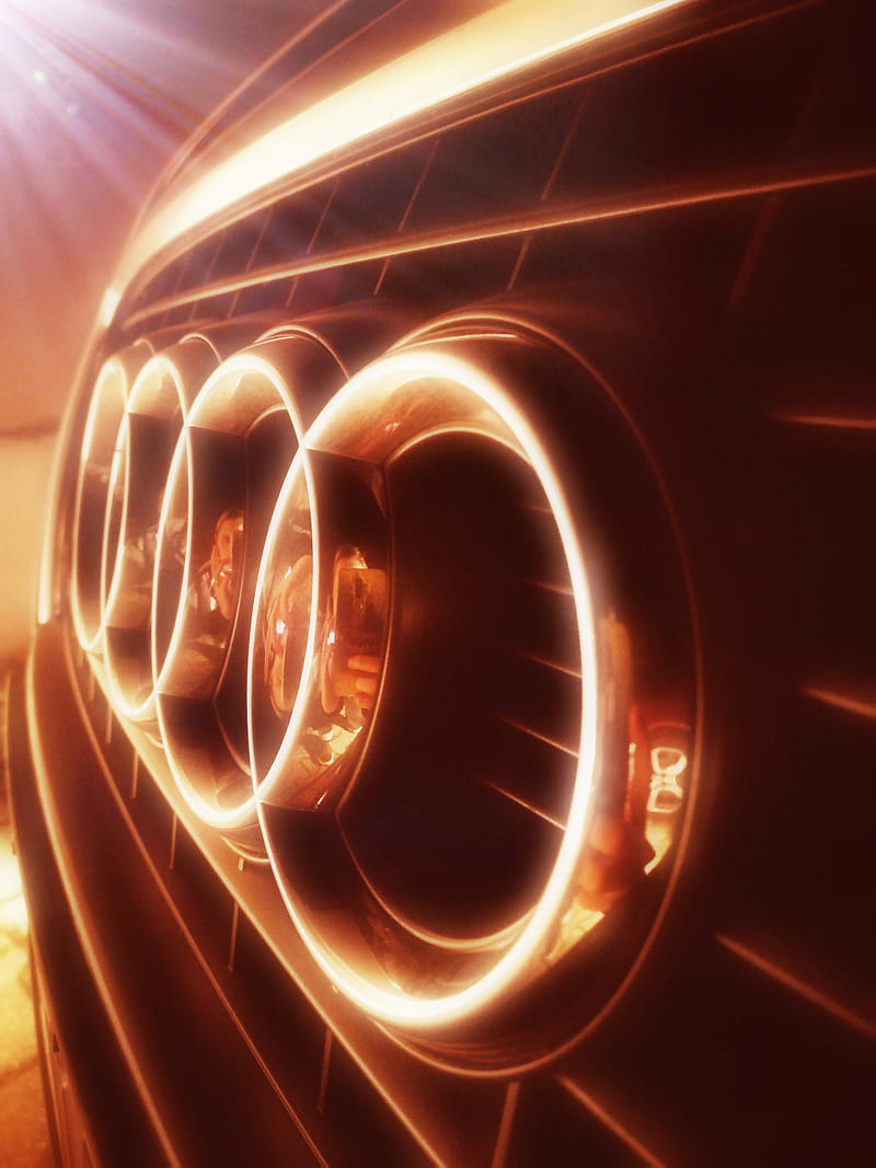 Audi, abstract, auto, ring, sport, HD phone wallpaper