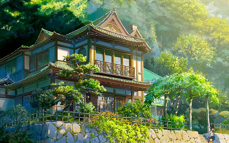 Anime, Nature, House, Your Name, Kimi No Na Wa, Itomori, HD wallpaper