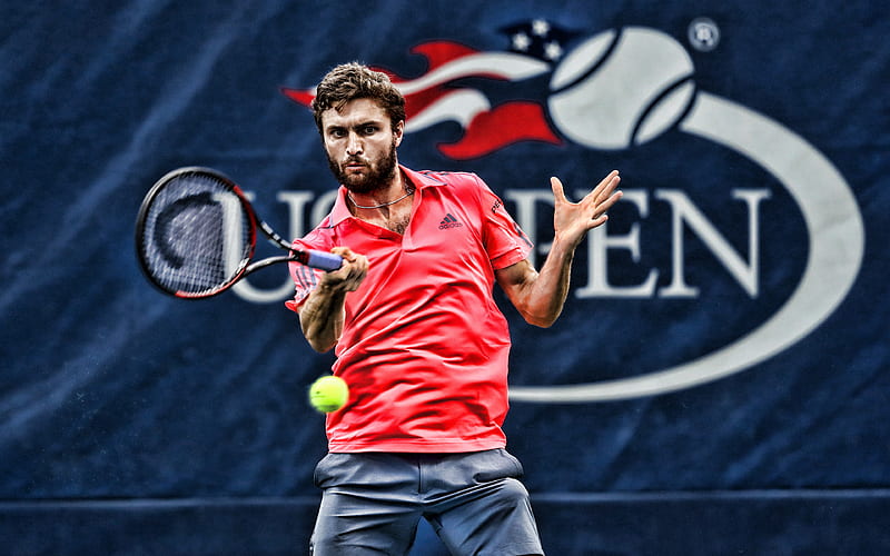 Gilles Simon French tennis players, ATP, match, athlete, Simon, tennis, R, tennis players, HD wallpaper