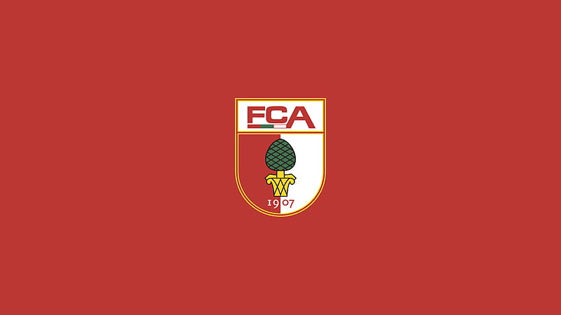 Soccer, FC Augsburg, Soccer , Logo , Emblem, HD wallpaper