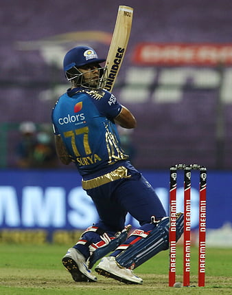 Dubai:India's Suryakumar Yadav bats during the Cricket Twenty20 World Cup  match between India and ...