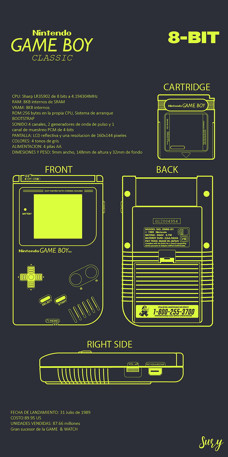 Gameboy - Mario  Gameboy, Retro games wallpaper, Graphic design
