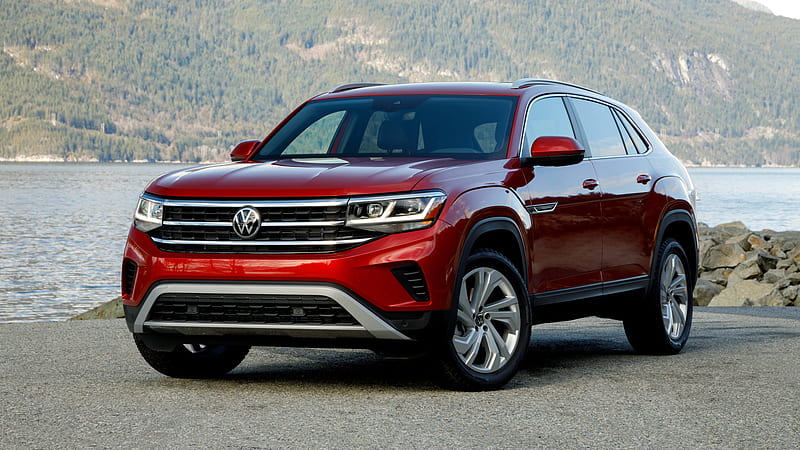 Volkswagen, Volkswagen Atlas, Car, Red Car, SUV, Vehicle, Volkswagen ...