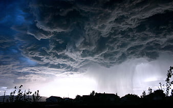 Storm, bad weather, dark cloud, down poour, HD wallpaper | Peakpx