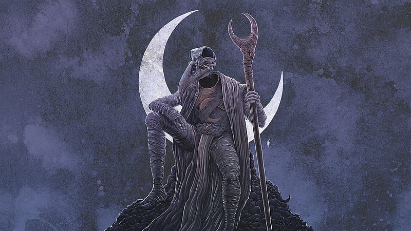 ArtStation - Khonshu (Moon Knight) Illustration, HD wallpaper