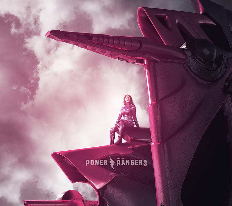 Pink Zord Power Ranger, tv, action, morphing, kitschy, powerrange, HD wallpaper