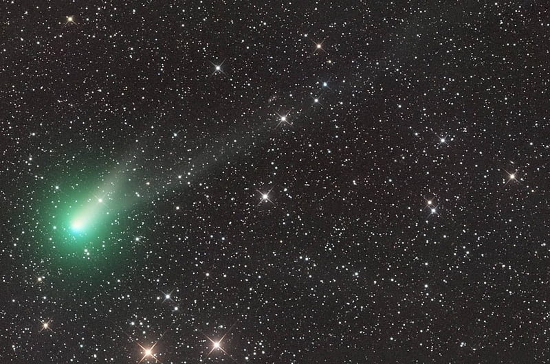 Announcing Comet Catalina, stars, cool, comet, space, fun, galaxy, HD wallpaper