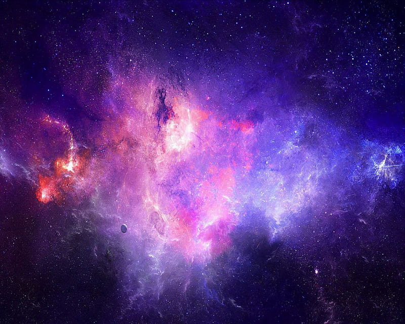 Colorful Galaxy, sky, HD wallpaper