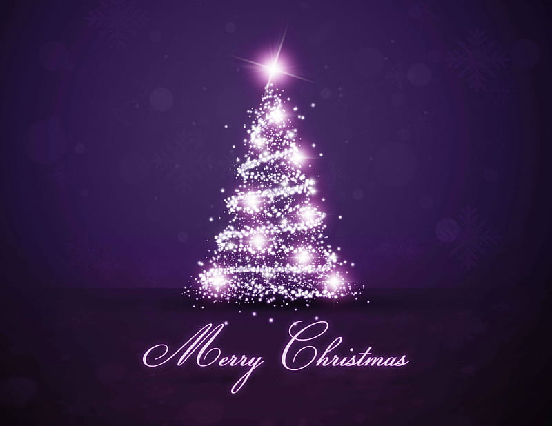 MERRY CHRISTMAS, HOLIDAY, TREE, PURPLE, CHRISTMAS, HD wallpaper | Peakpx