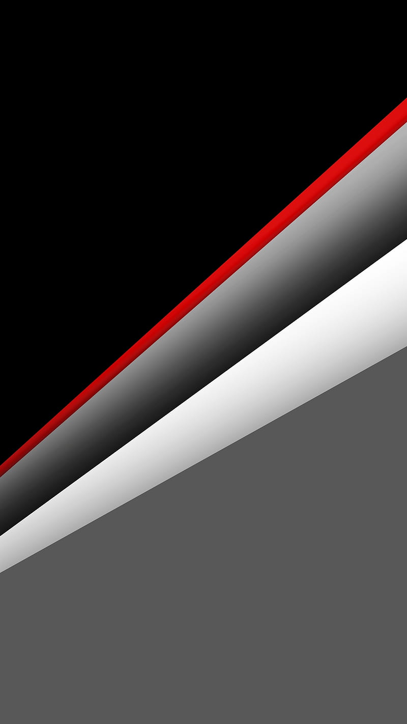 Abstract, black, gray, line, red, shadow, white, HD phone wallpaper