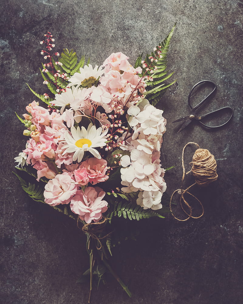 flowers, petals, bouquet, floristry, HD phone wallpaper
