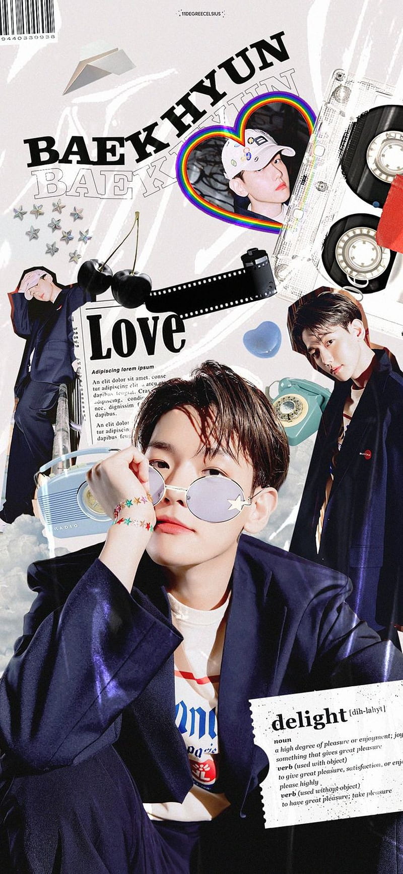 Baekhyun, blue, exo, k-pop, music, HD phone wallpaper | Peakpx