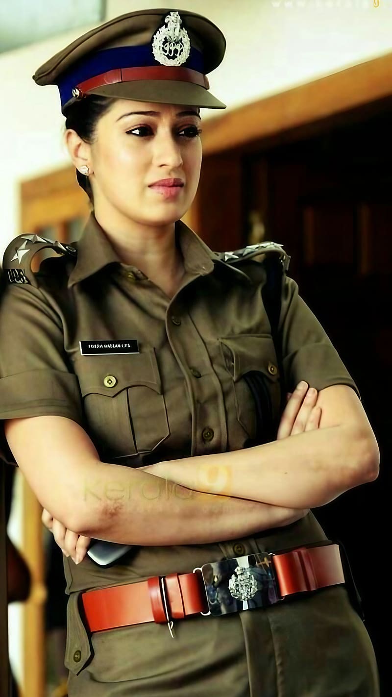 Ladies Police, Raai Laxmi In Police Uniform, raai laxmi, police uniform, actress, indian police, HD phone wallpaper