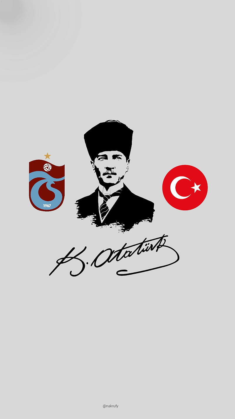 Trabzonspor , 1938, ataturk, flag, football, nice, turkey, turkish, HD phone wallpaper
