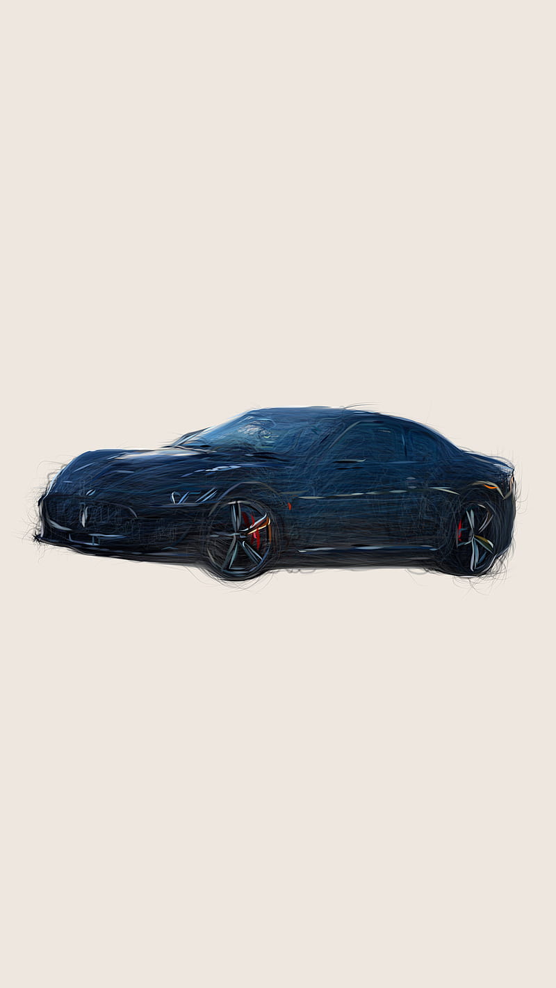 Maserati wheels drawing, auto, desenho, engine, motor race, show car, stock car, supercar, HD phone wallpaper