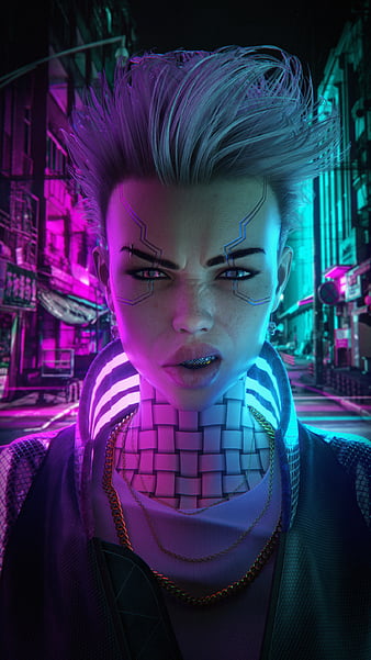 Cyberpunk 2077 ANIME, cyberpunk 2077, extreme, games, gaming, glowing, new,  premium, HD phone wallpaper