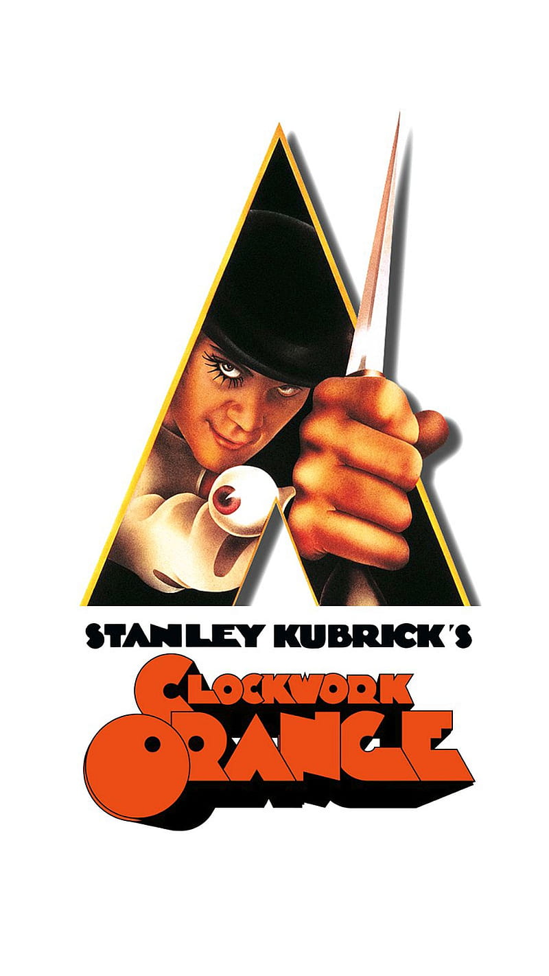Clockwork Orange, 1971, movie, poster, upgrade, HD phone wallpaper