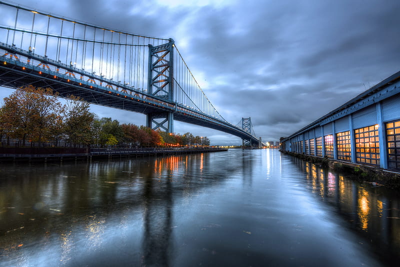 Bridges, Bridge, Pennsylvania, Philadelphia, HD wallpaper