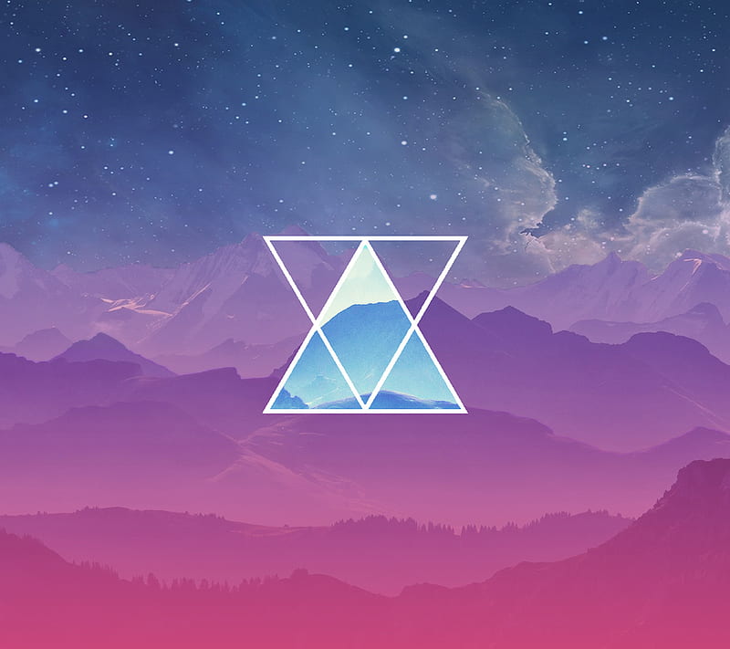 Triangle, hipster, landscape, HD wallpaper | Peakpx