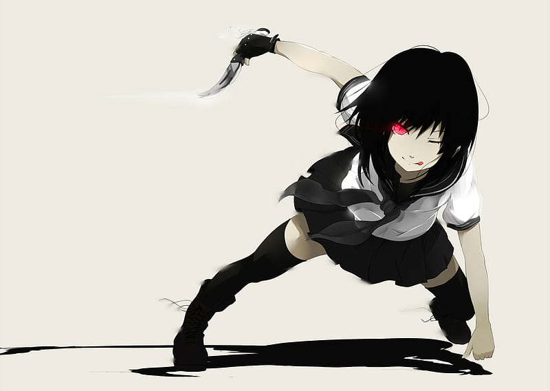 female anime assassin