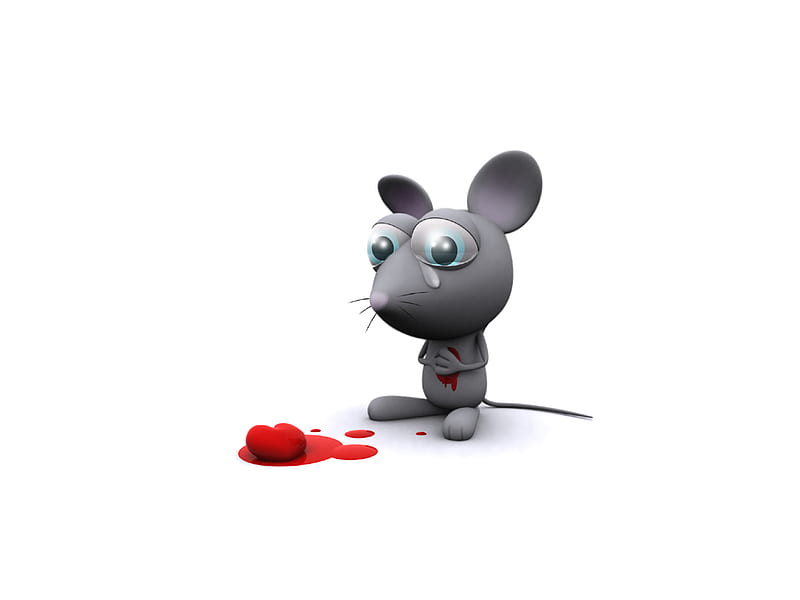 Mouse, 3d, funny, animals, HD wallpaper | Peakpx