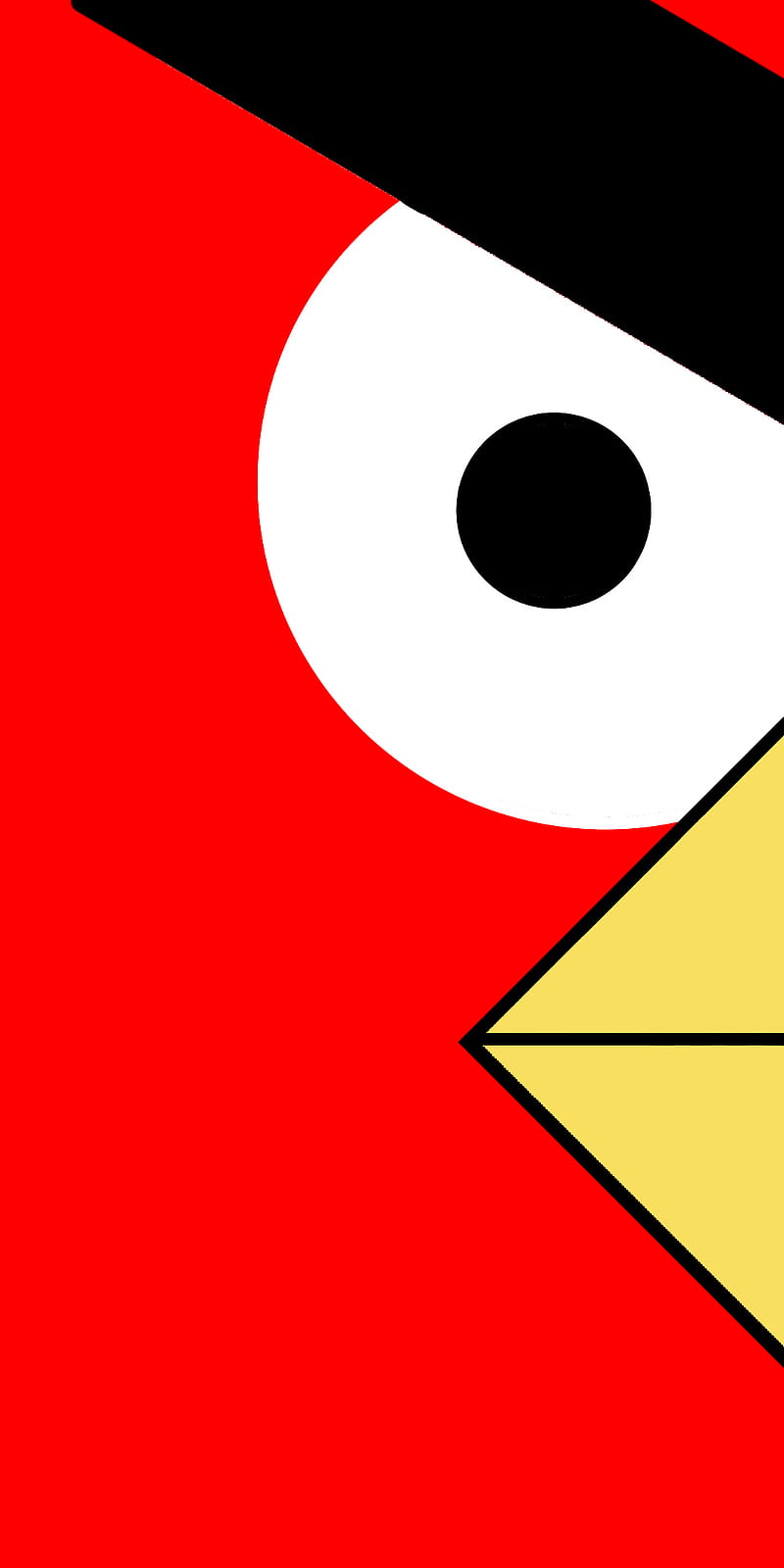 Notch Hiding WP, angry, angry birds, bird, birds, games, gaming, iphone, minions, s9, HD phone wallpaper