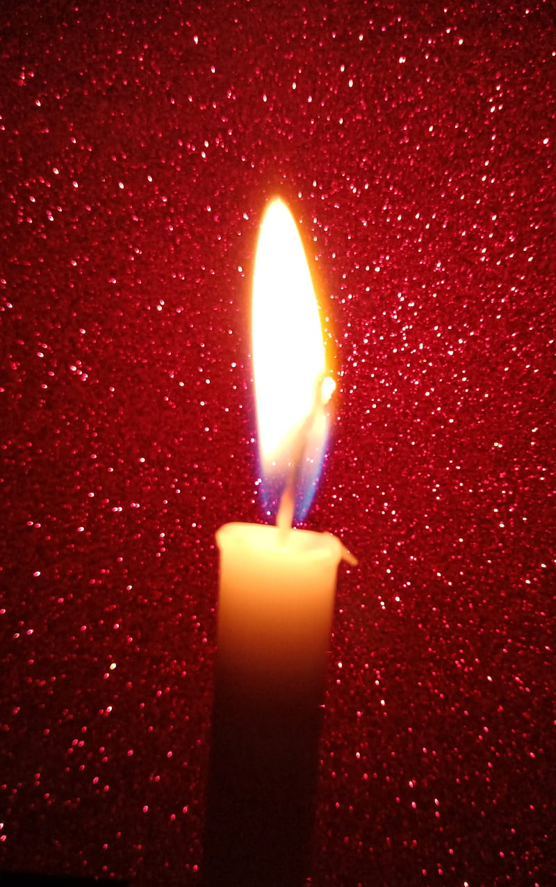 candle, red, HD phone wallpaper