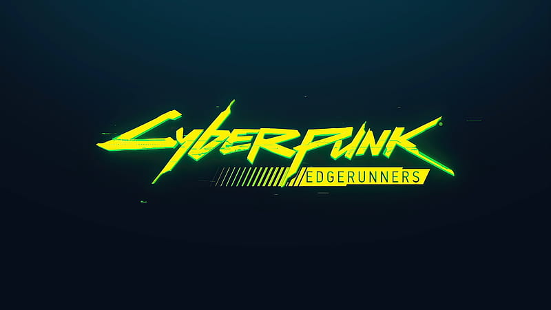 Netflix Cyberpunk Edgerunners Logo Laptop Full , , Background, and, HD wallpaper