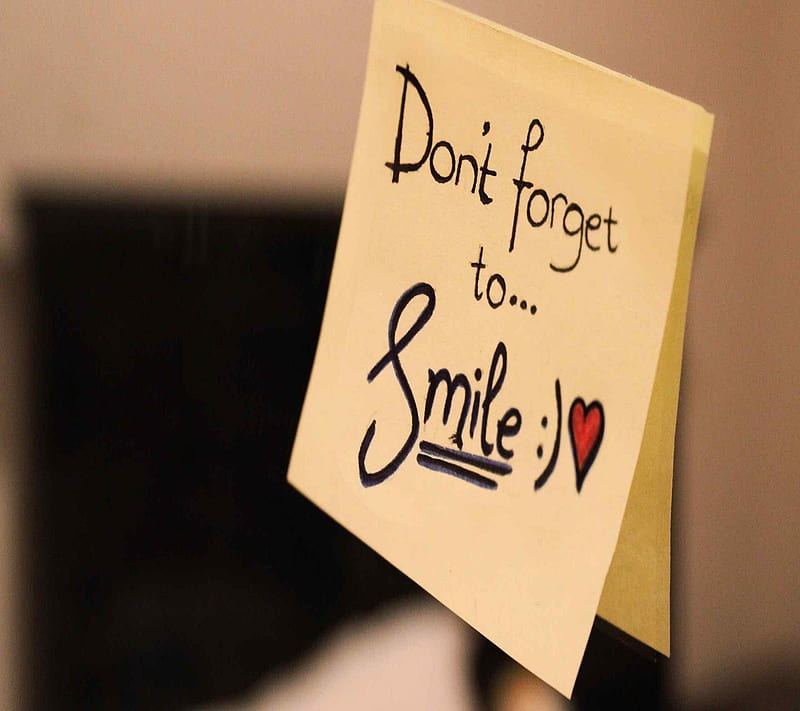 Dont forget to smile, cute, nice, quote, saying, true, HD wallpaper