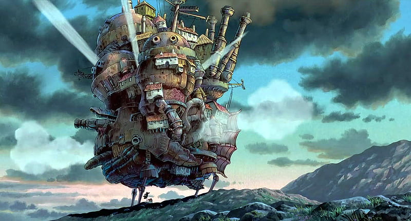 Howls moving castle .., fire, movie, moving, anime, magic, great, howl ...