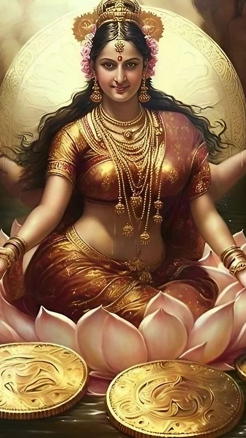 Lakshmi Ji Ke, Maa Laxmi, hindu god, bhakti, devotional, HD phone wallpaper