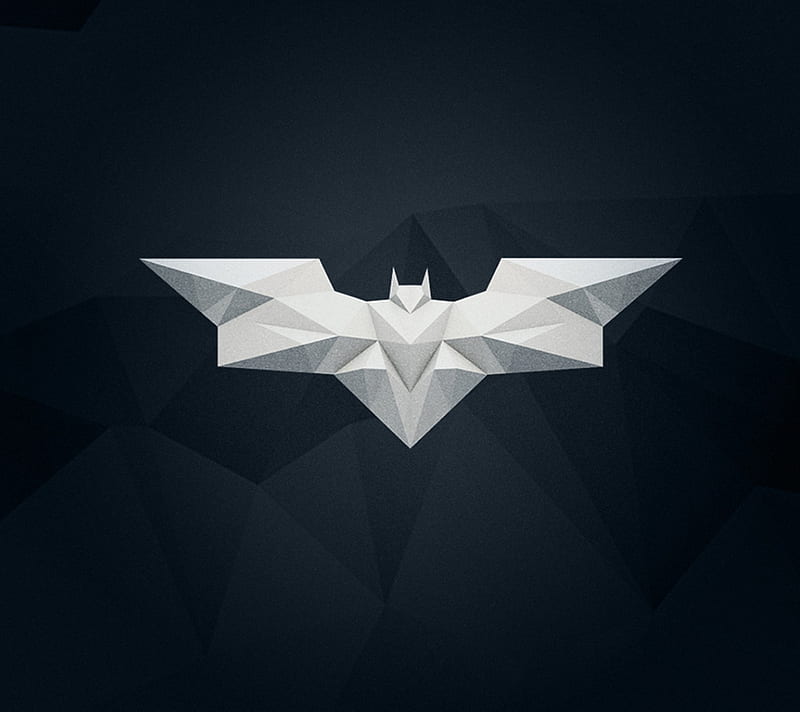 Batman Black n White, b/w, dark knight, logo, HD wallpaper
