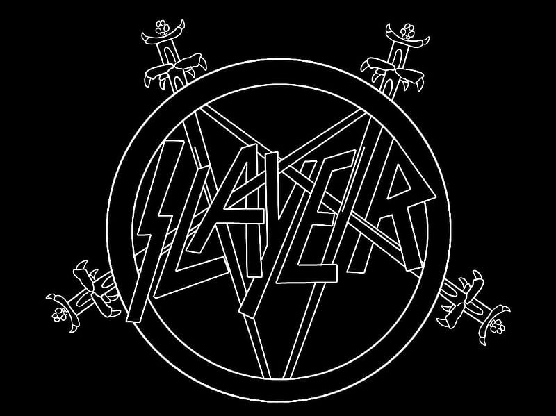The Beauty and Total Illegibility of Extreme Metal Logos, Slayer Band Logo, HD wallpaper