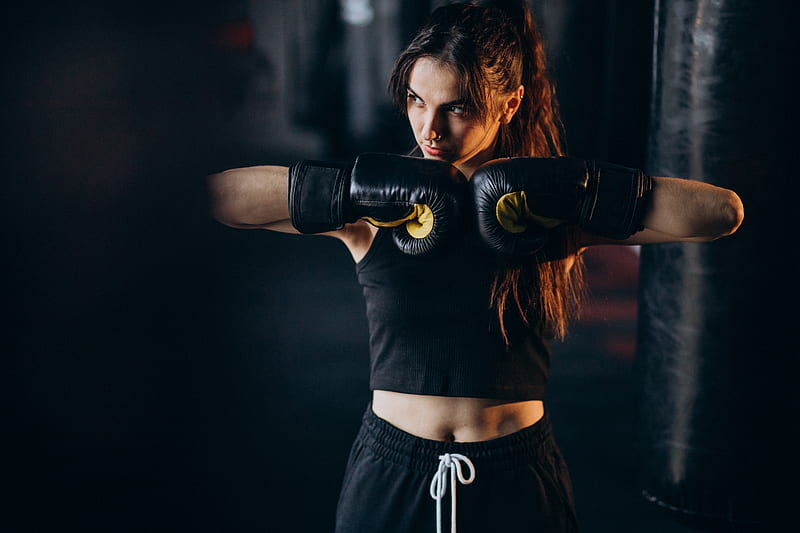 Woman Boxer, strength, HD wallpaper