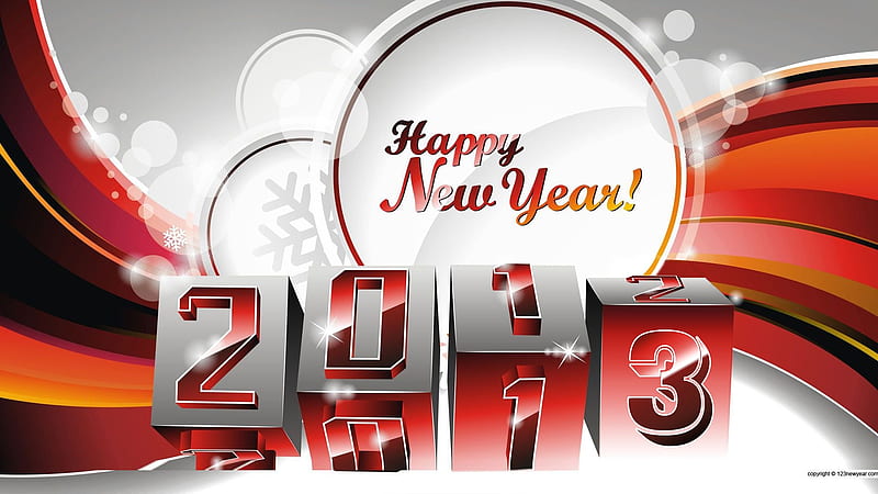 Happy New Year 2013 theme 26, HD wallpaper