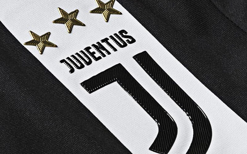 Juventus FC, T-shirt logo, new emblem, Turin, Italy, football, Italian football club, Juve, Serie A, Bianconeri, HD wallpaper