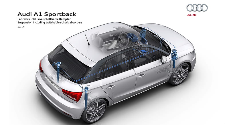 2015 Audi A1 Sportback - Suspension Including Switchable Schock Absorbers , car, HD wallpaper