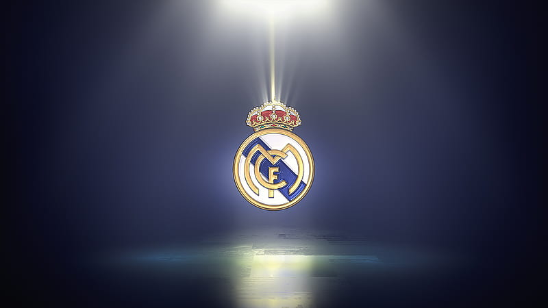 Logo de Real Madrid en bandera Fondo de pantalla 2k HD ID:3939