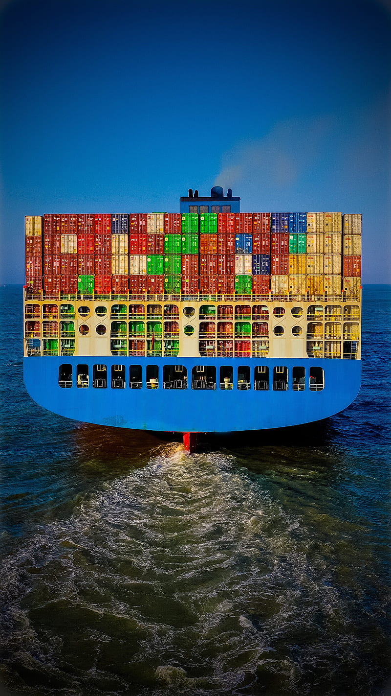 cruise ship container ship wallpaper
