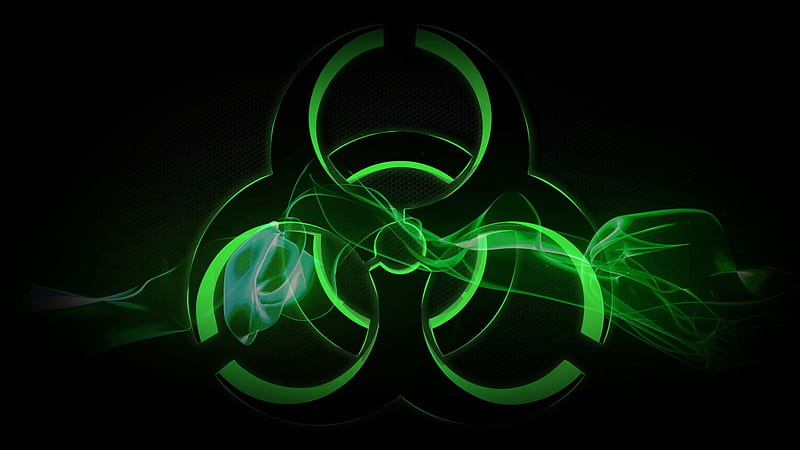 Radiation Sign Symbol Background Abstract, HD wallpaper